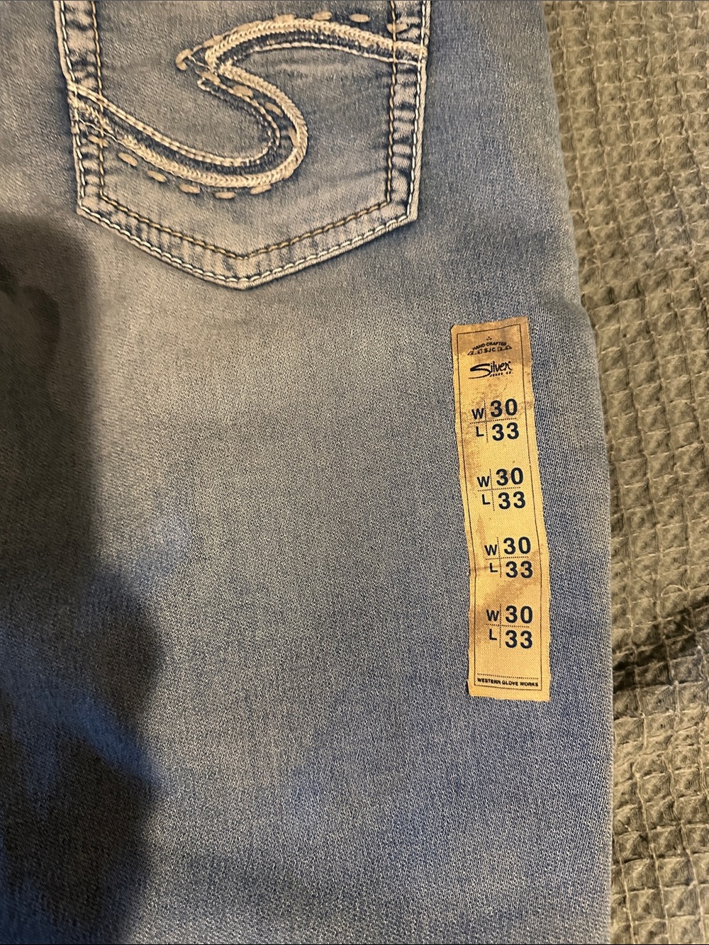 Silver Jeans Light Blue Boot Cut Women's Jeans - Picture 4 of 5